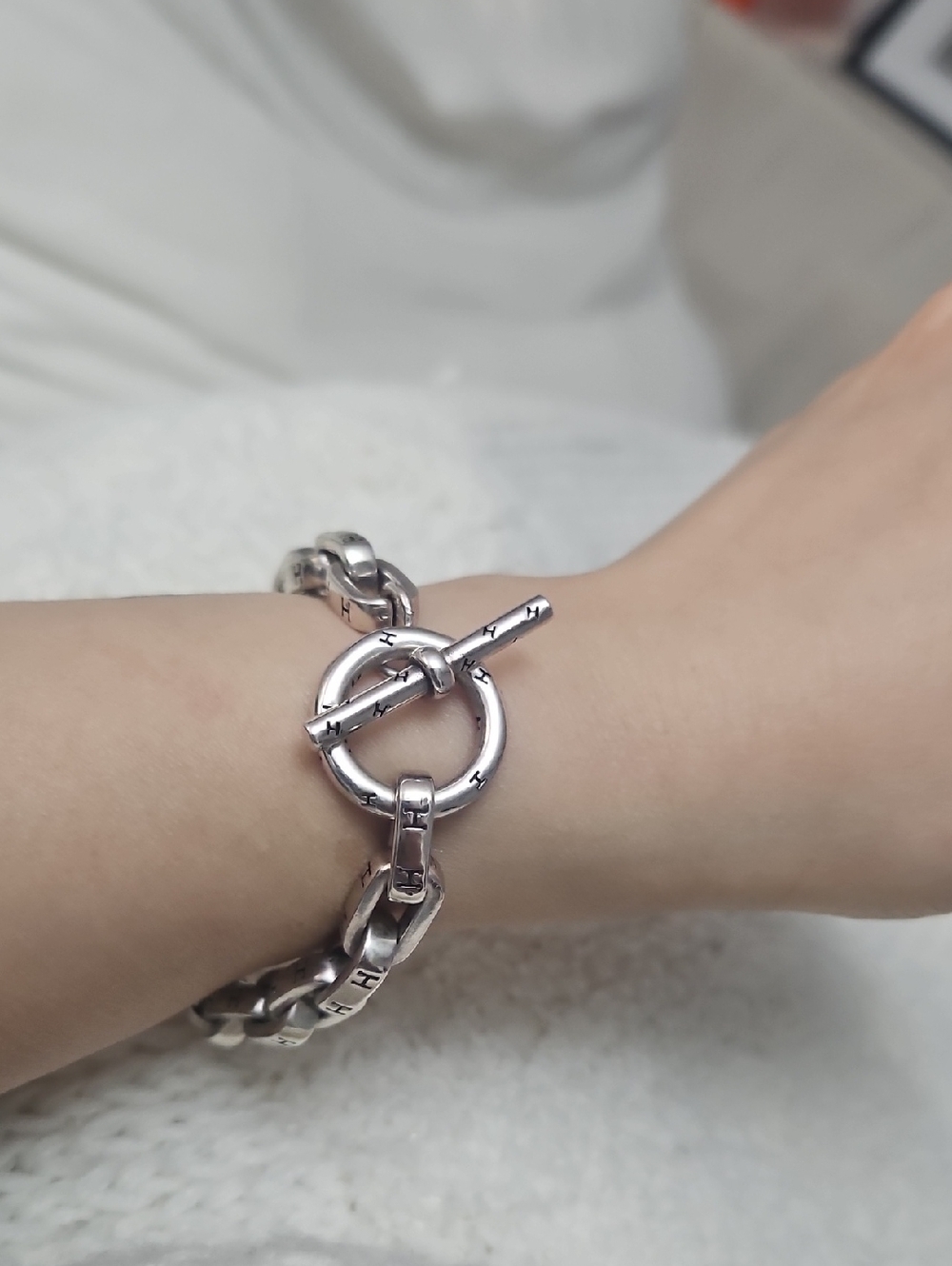 Silver Link Bracelet - Silver